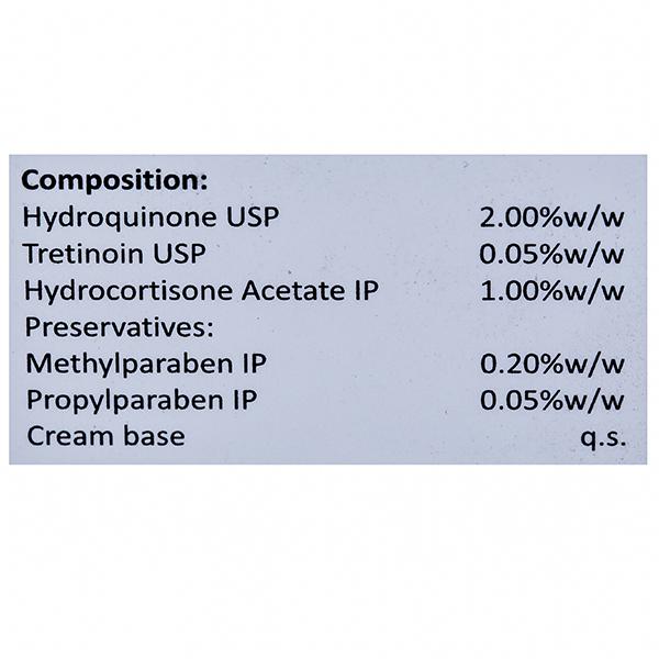 A Ret HC Cream 15g (Hydroquinone 2%/Tretinoin 0.05%/Hydrocortisone)1 tube - Image 2