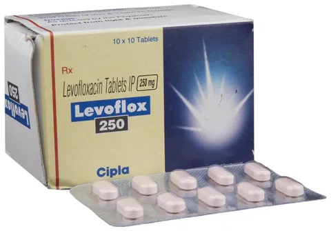 Levoflox 250mg + 500mg + 750mg (30 Tablet/s)
