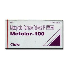Metolar 25mg + 50mg + 100mg tablet(30 tablet/s) - 100mg