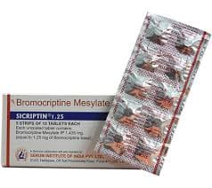 Sicriptin 2.5 Mg (30 Tablet)