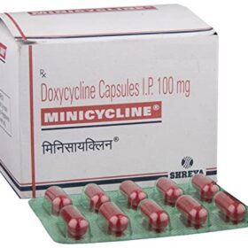 Minicycline Capsule 100mg Doxycycline (Pack of 30 Tablets)