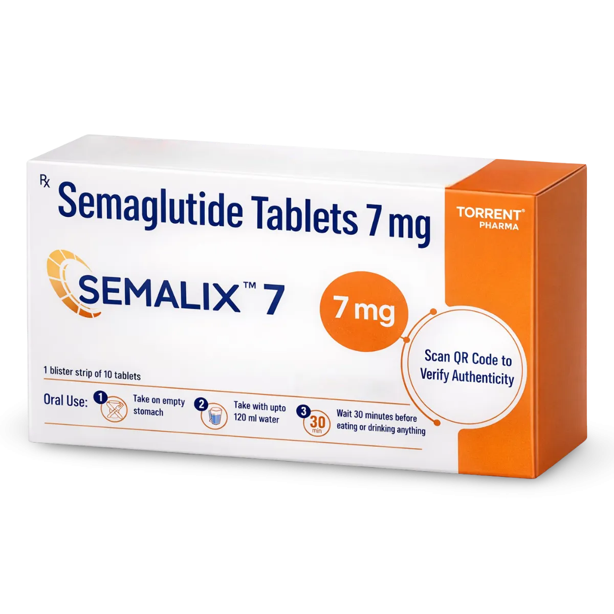 Semalix 7mg Tablet Semaglutide (10 Tablets)
